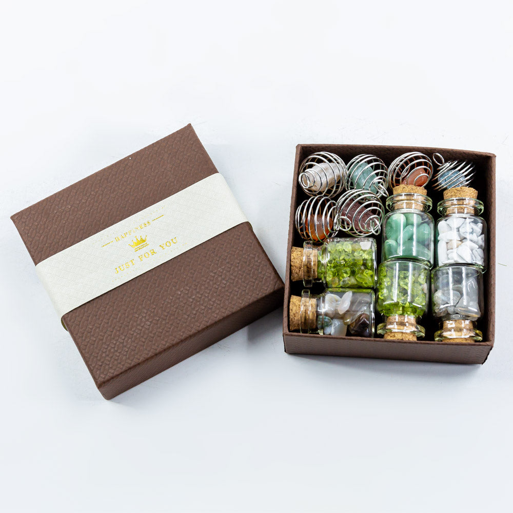 Bottle Crystal + Spring Pendant 【Gift Box】
