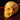 3.5" Hollow Out Orange Calcite Skull