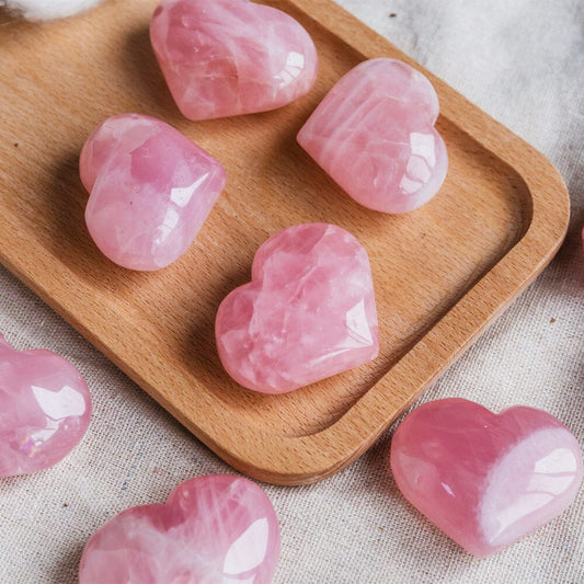 Rose Quartz Heart