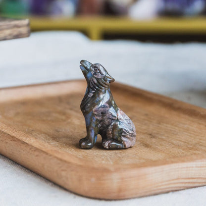 2" Crystal Wolf