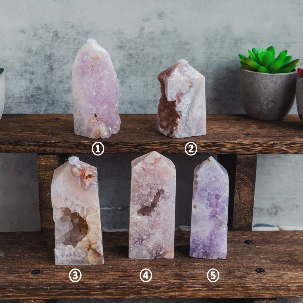 Pink Amethyst Point