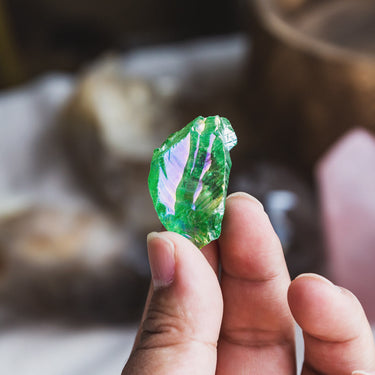 Green Aura Crystal Wands  100g