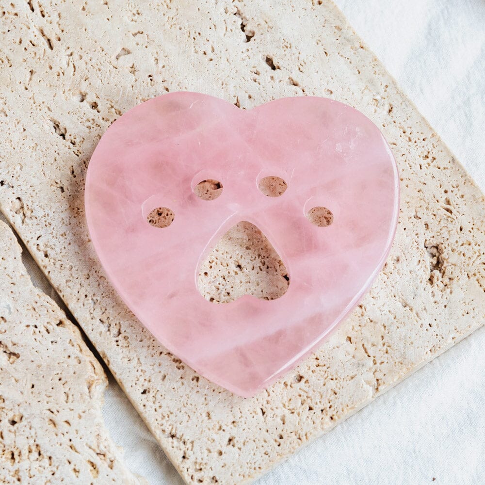 Crystal Heart With Paw