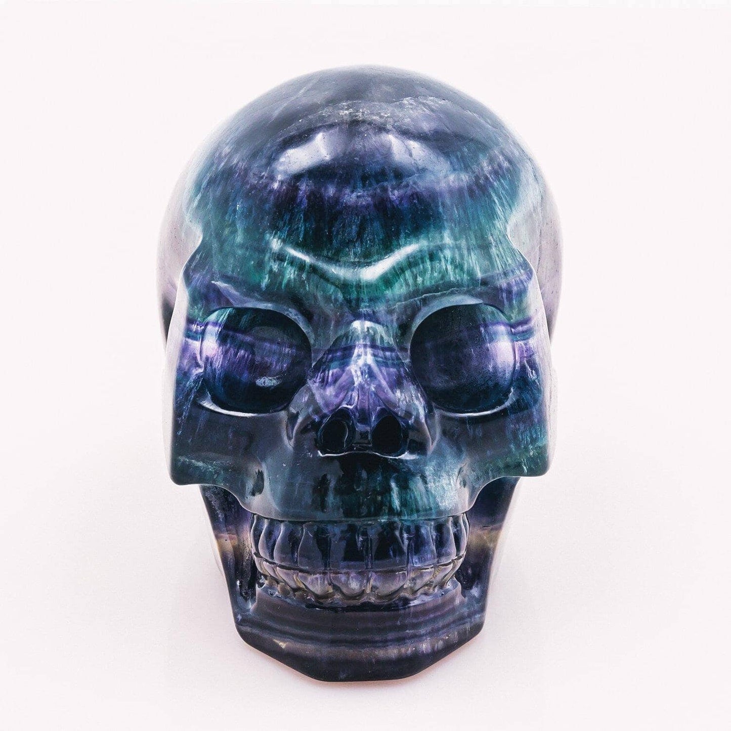Rainbow Fluorite Skull