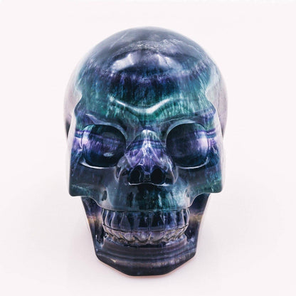 Rainbow Fluorite Skull