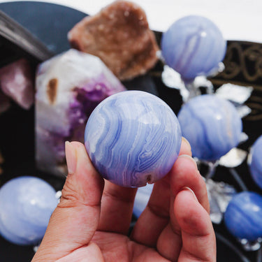 Blue Lace Agate Sphere
