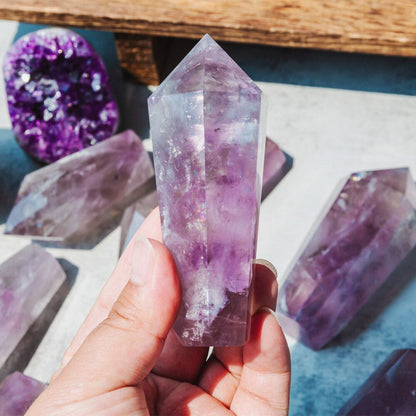 4" Amethyst Tower