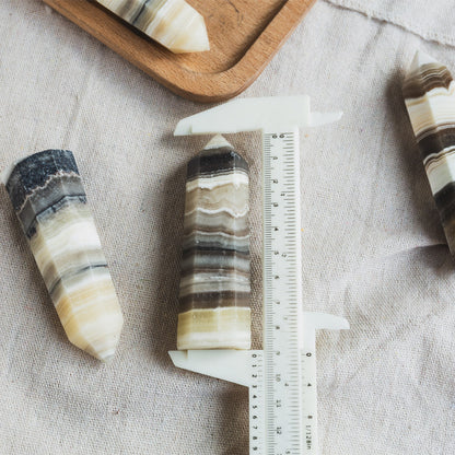 Zebra Calcite Point