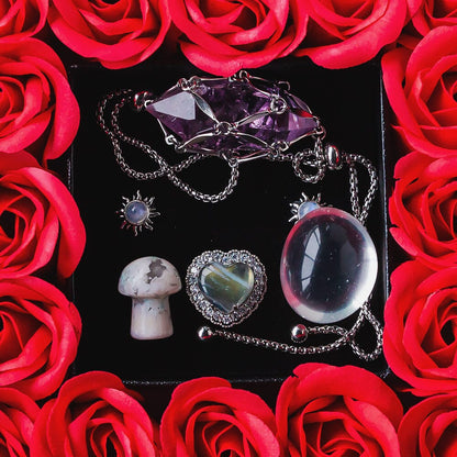 Mother's Day 16 Eternal Flower Natural Crystal Gift Box Set