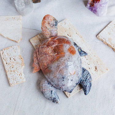 Mosaic Quartz Turtle