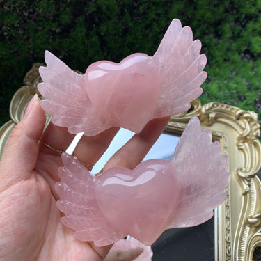 Crystal Heart with wings