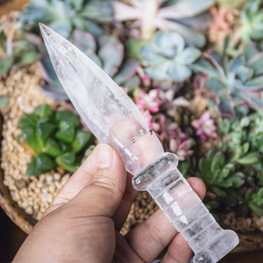 Crystal daggers/knife with moon phase