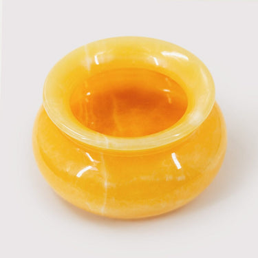Orange Calcite Censer/Bowl