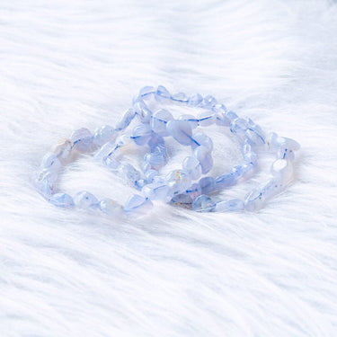 【Chips Bracelet 】Blue Lace agate