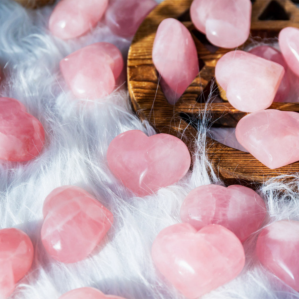 Rose Quartz Heart