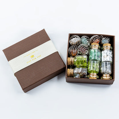 Bottle Crystal + Spring Pendant 【Gift Box】
