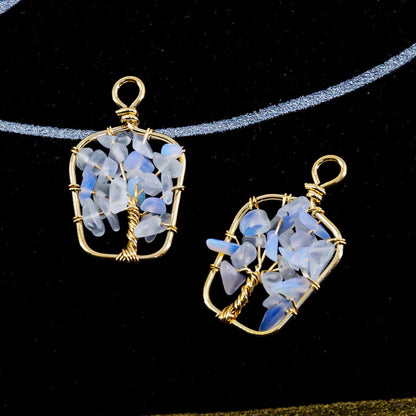 Opalite cluster pendant