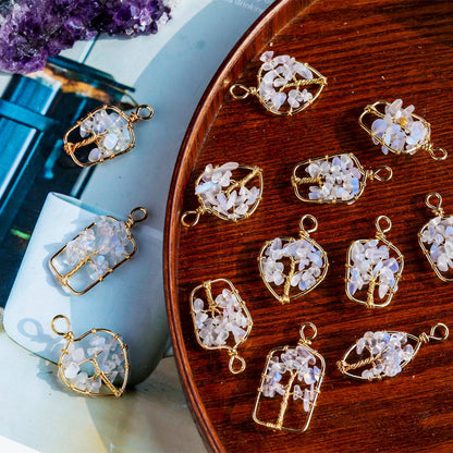 Opalite cluster pendant