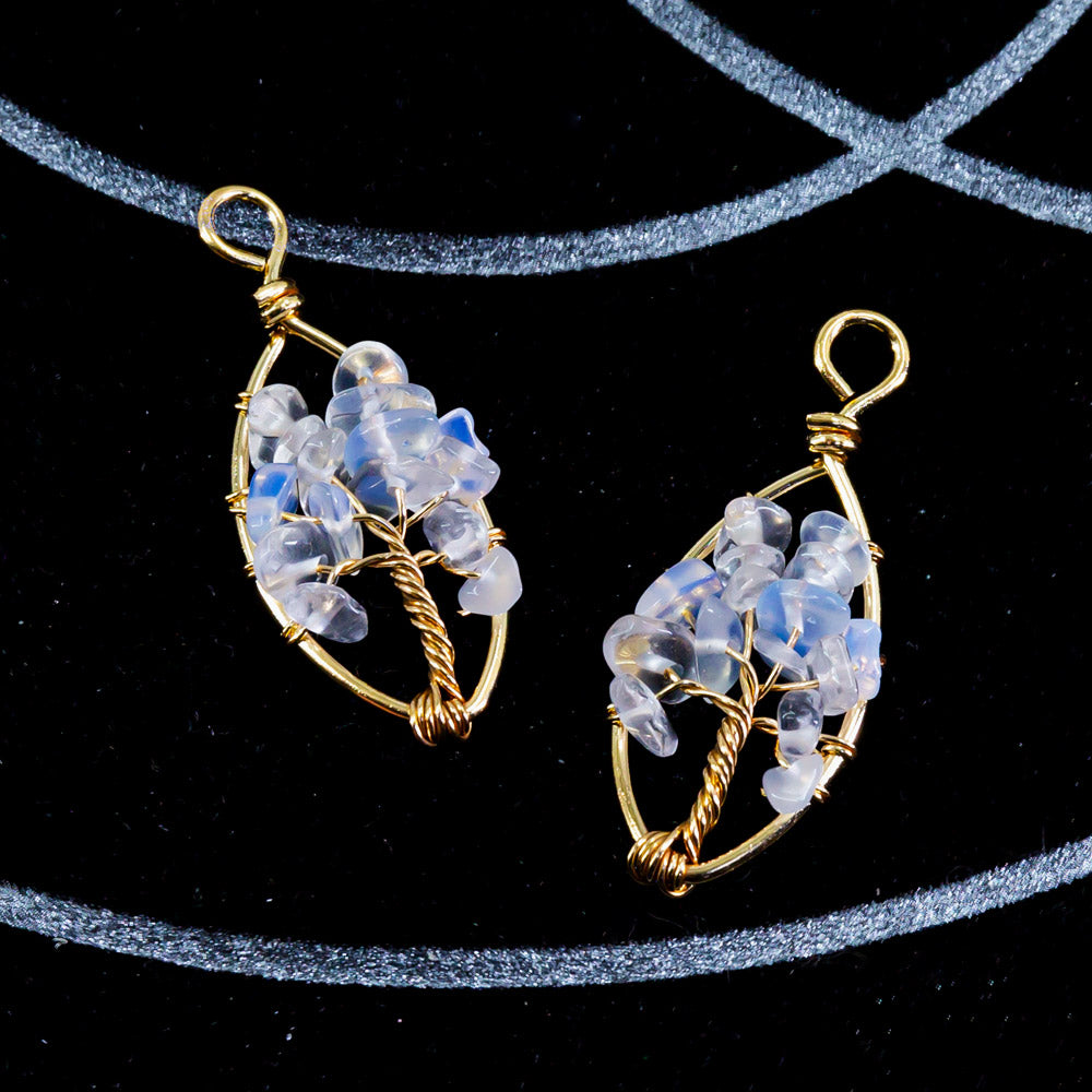 Opalite cluster pendant