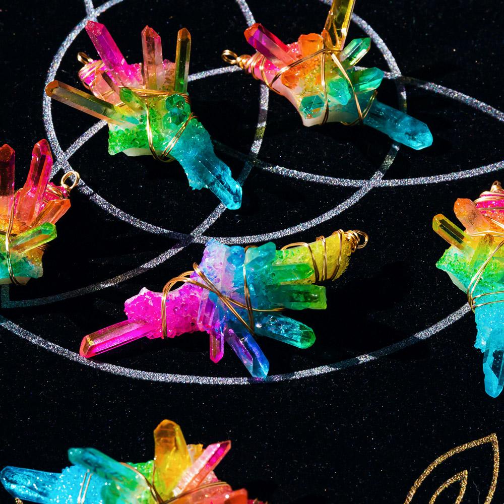 Aura cluster pendant